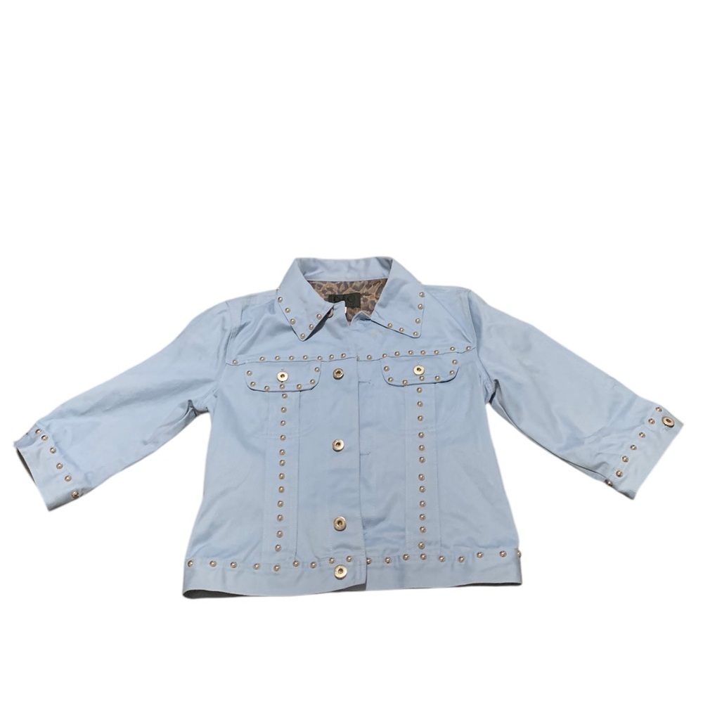 Dolce  Gabbana Light Blue  Jacket .pit to pit 19 inch